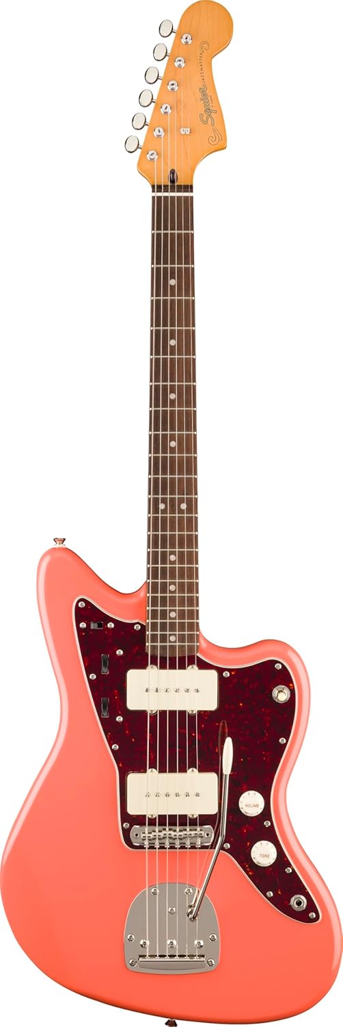 Classic Vibe '60s Jazzmaster, Laurel Fingerboard, Tortoishell Pickguard, Tahitian Coral