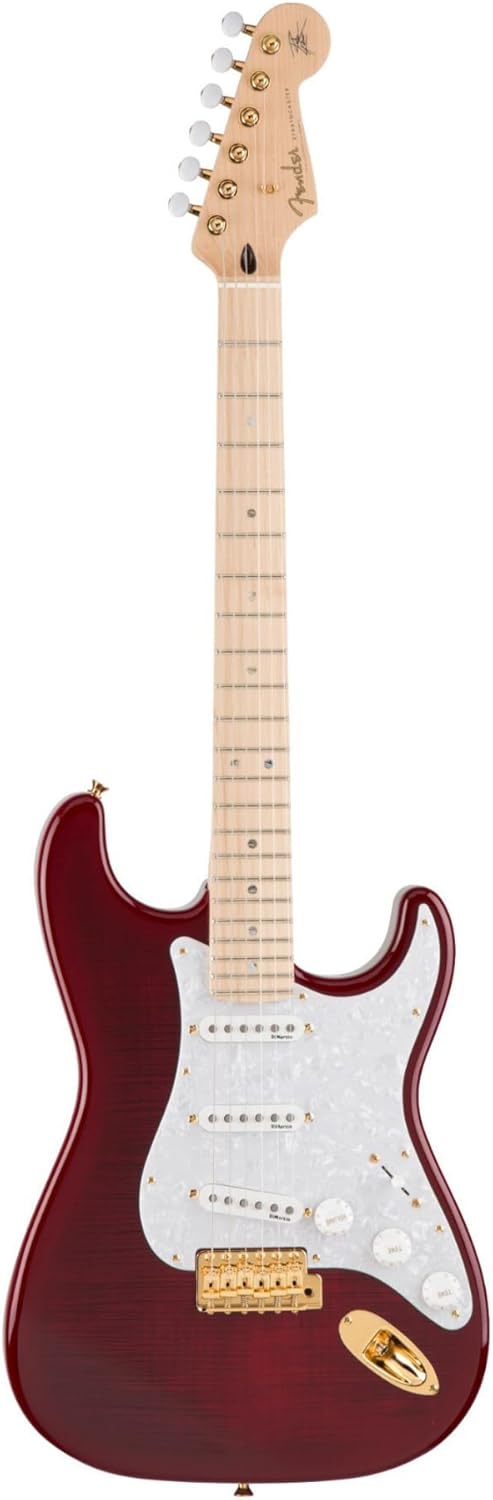 Fender Richie Kotzen Stratocaster Electric Guitar - Transparent Red Burst