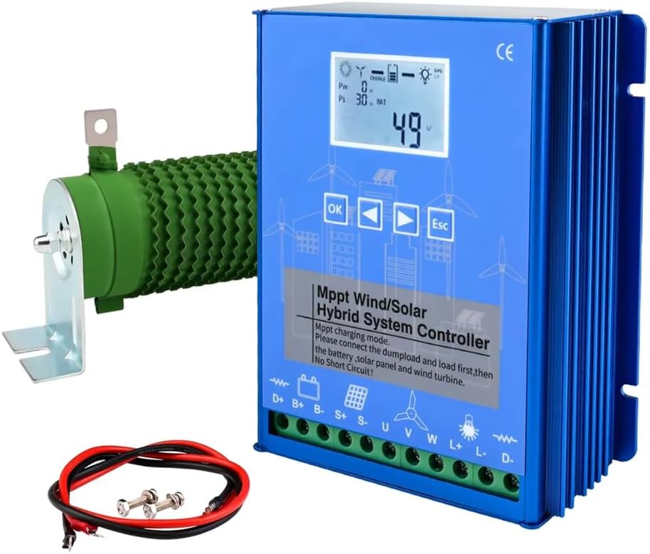48v,﻿12V 24V Auto 48V with Dump Load Wind Solar Hybrid System MPPT Charge Controller,16000W Wind Turbine Solar Panel Regulator