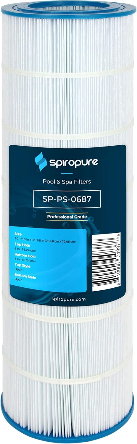 SpiroPure Replacement for Pentair CC150 R173216 160317 59054300 Pleatco PAP150-4 Unicel C-9415 Filbur FC-0687 Baleen AK-8004 Hot Tub Spa Pool Filter Replacement Cartridge