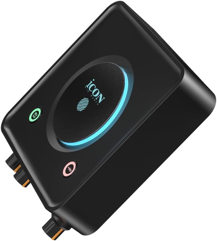 Arturia MiniLab 3 Mini Hybrid Keyboard Controller Bundle with iCON Pro Audio USolo Recording Interface, USB Cable & Liquid Audio Polishing Cloth - 25 Key Midi Controller, Recording Studio Equipment