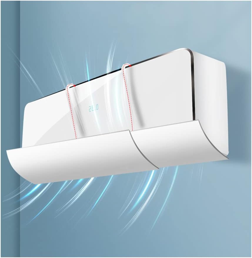 Retractable Air Conditioner Wind Deflector, Wall Mounted Wind and Straight Blow Wind Baffle for Home Office