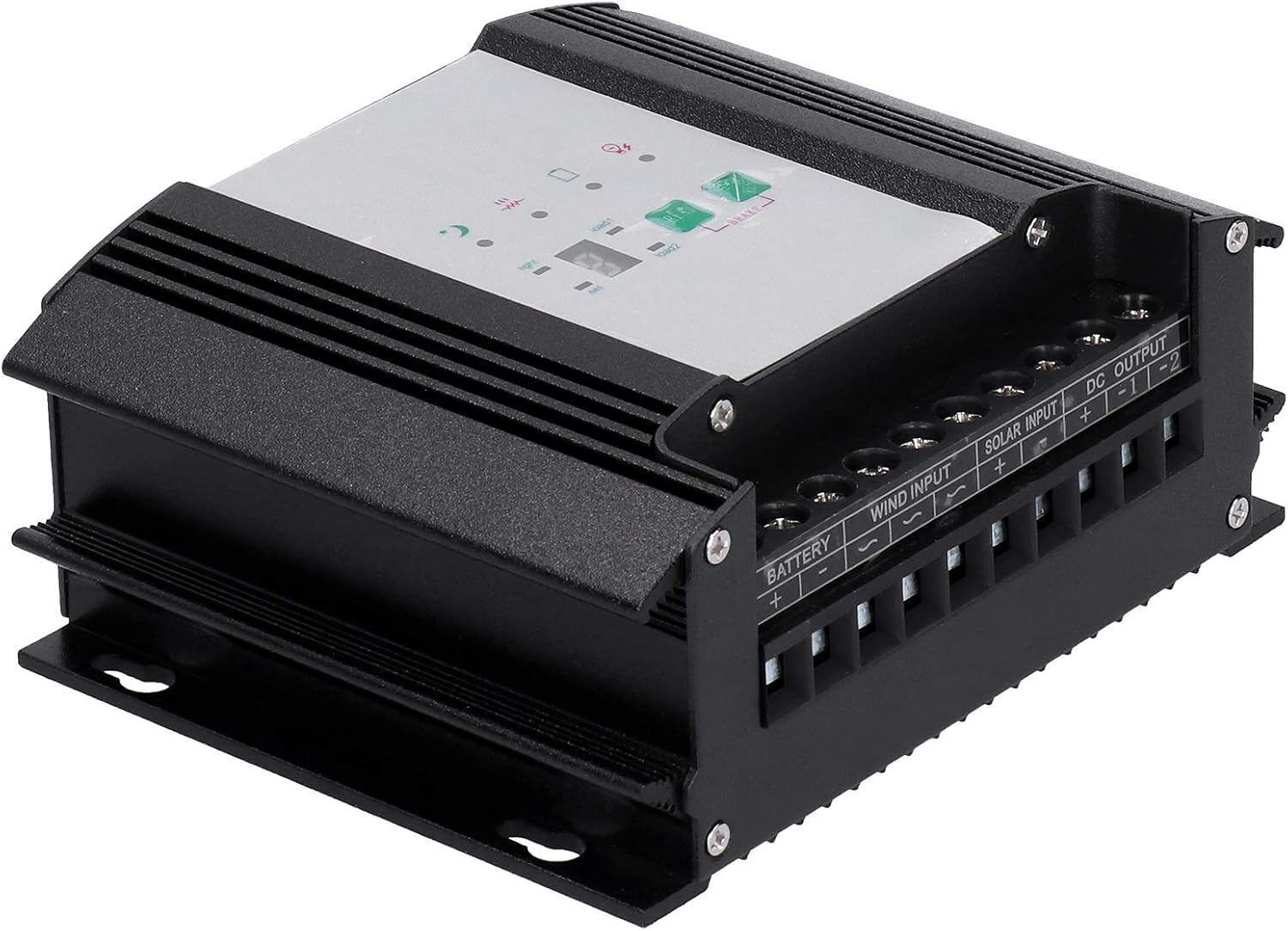 600W Wind 300W Solar Energy Hybrid Controller, DC24V Intelligent LED Display, Aluminum Alloy Material, High Charging Efficiency for Wind Solar Power Generation System