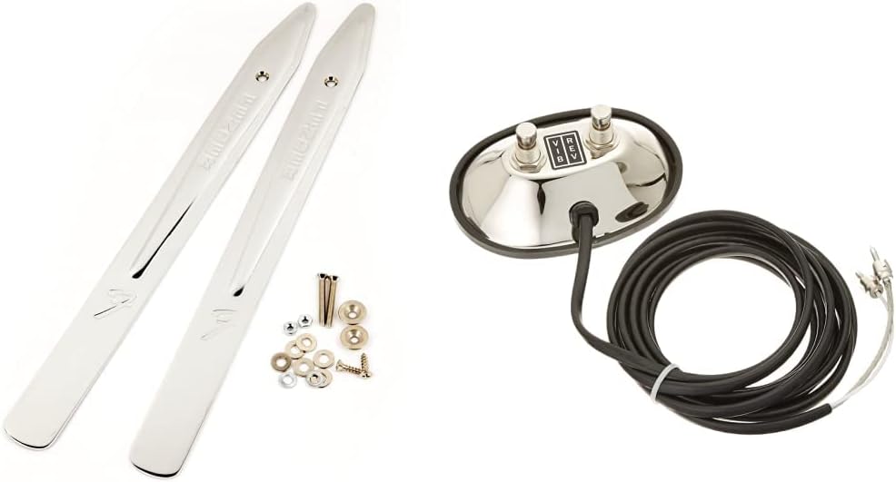 Fender Pure Vintage 16-Inch Medium Amplifier Tilt Back Legs 2 & Accessories 099-4051-000 2-Button Vintage-Style FOOTSWITCH (RCA Jacks)