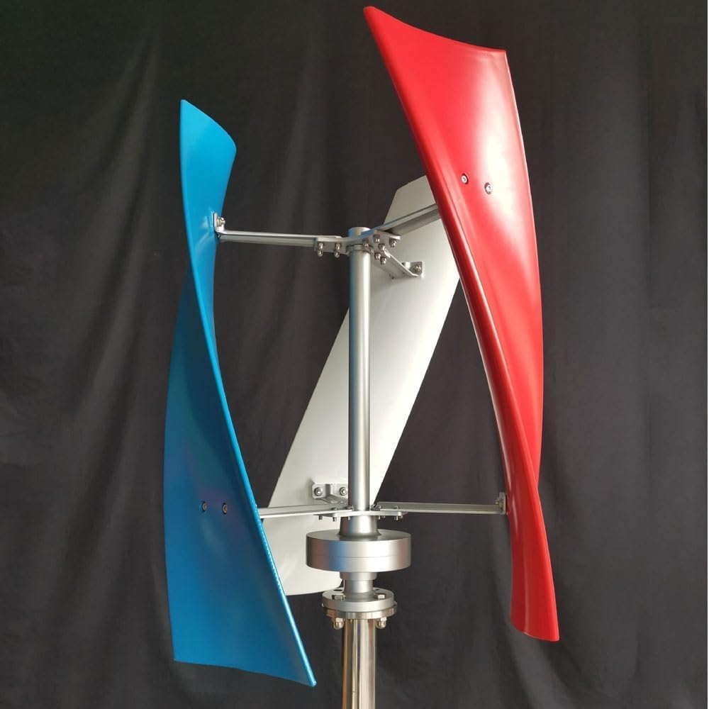 Wind Turbine Generator Kit 8000W 3 Blade Portable Vertical Wind Power Turbine Generator Kit with Charge Controller Wind Turbine