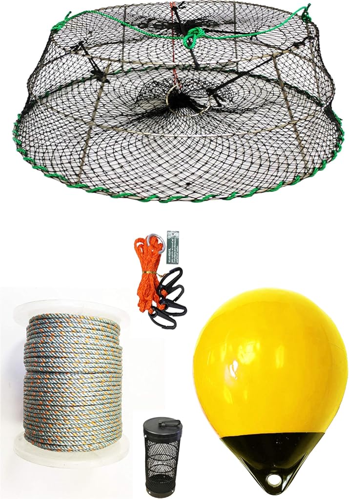 KUFA Sports Tower Style Prawn Trap with Prawn Trap Accessory Combo(CT77+PHL38Y+HA2)