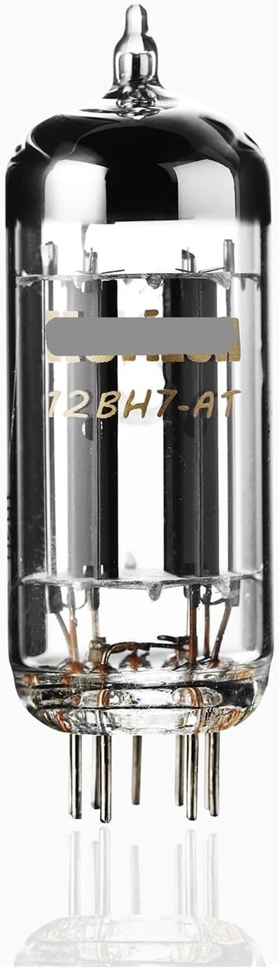 12BH7-AT / ECC99 Vacuum Tube Replaces 12BH7A 6N6 7119 for HiFi Audio Tube Amplifier(4pcs Matched Quad)