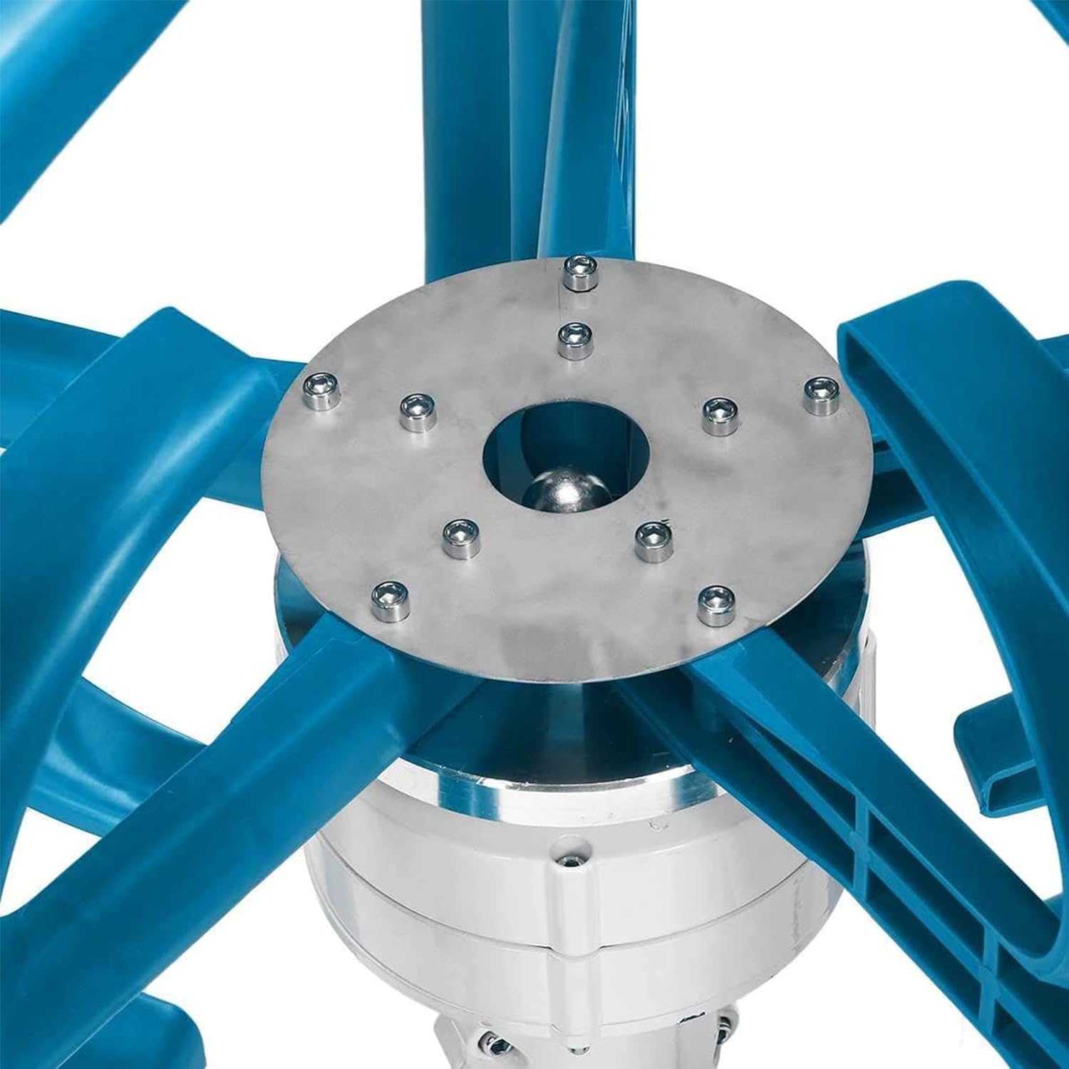 24V,BAOJUHUIKANG 14000W Wind Turbine Generator Kit for Home12v/24V/48V/220V Vertical Wind Power Generator with Nylon Fiber Blades for Home Street Lighting