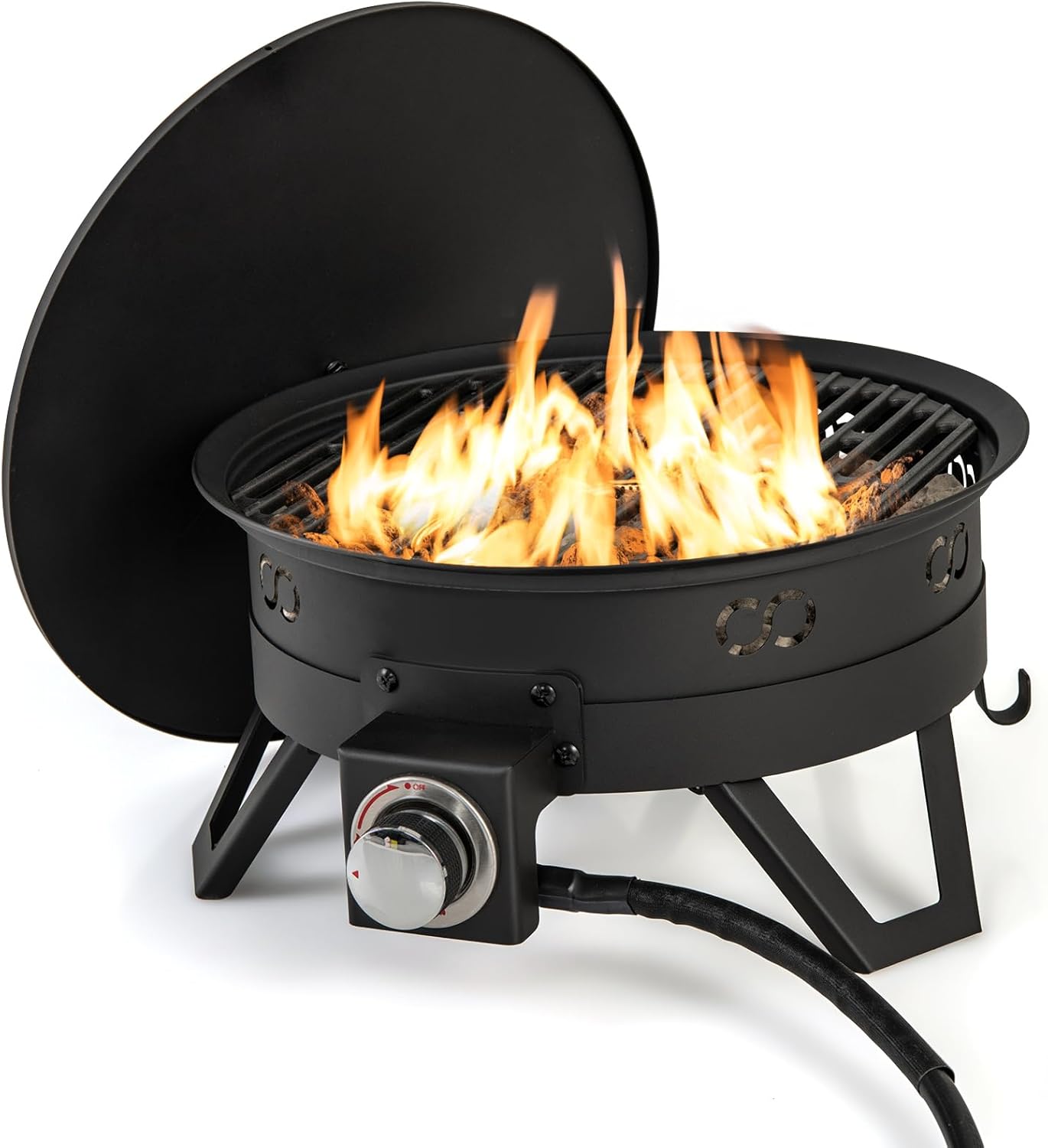 Giantex Portable Propane Fire Pit, 17