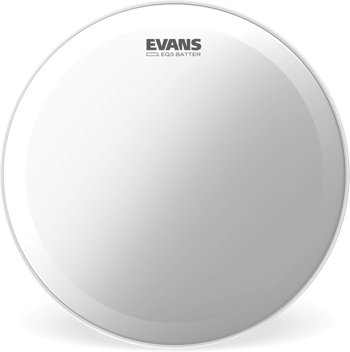 Evans EQ3 Frosted Bass Drum Head, 18 Inch