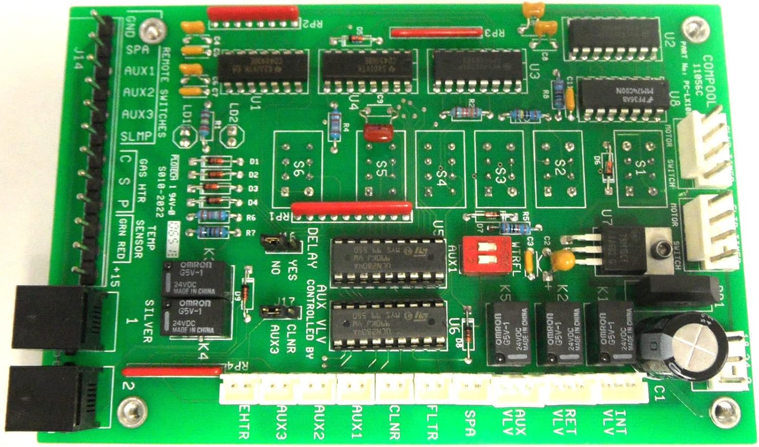 Pentair Compool Replacement Parts CIRCUIT BOARD FOR LX100 #11056 PCLX100