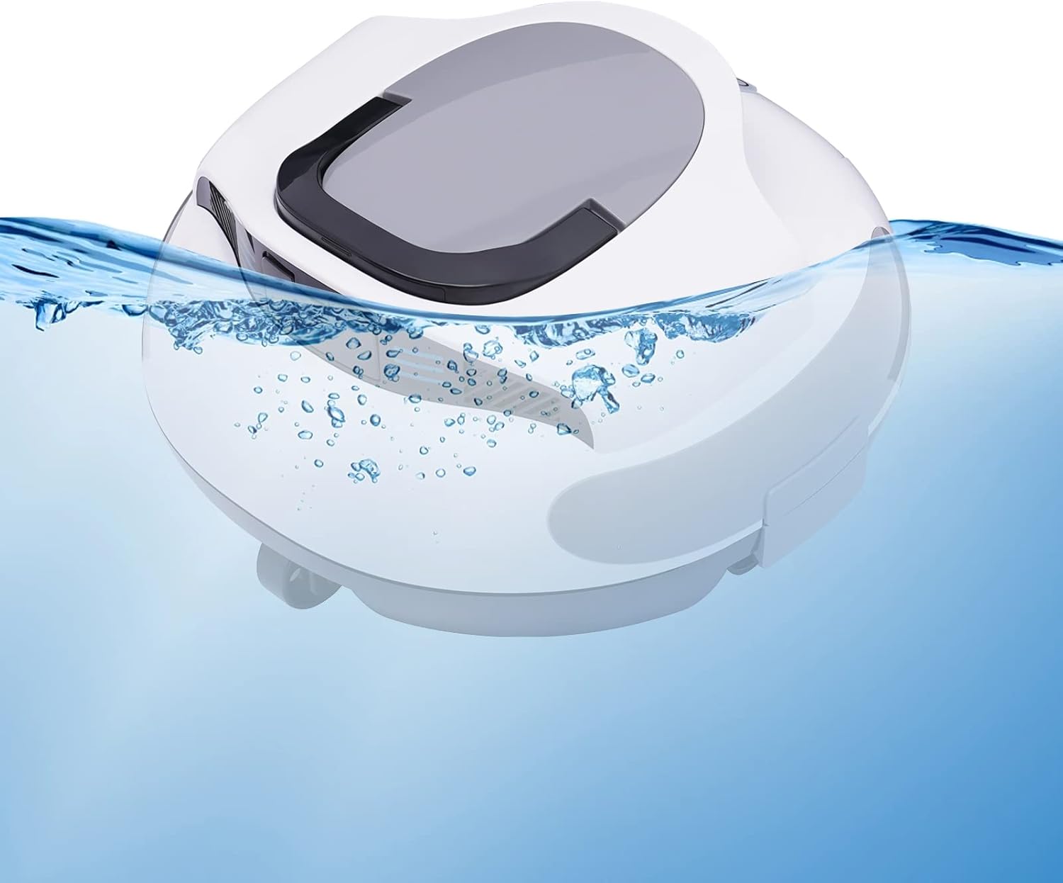 Cordless Robotic Pool Cleaner, with Powerful Dual Brushless Motors, Pool Vacuum Cleaner Lasts 75 Mins Runtime, Self-Parking Automatic Robot Cleaners for Inground Flat Pools up to 807ft²