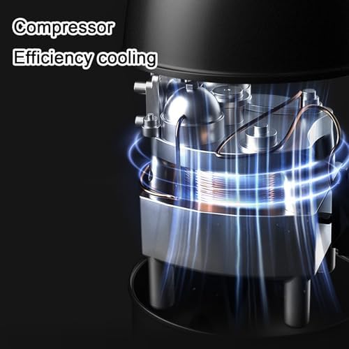 2200 BTU Portable Camping Air Conditioner Small Compressor Refrigeration Low Energy Air Cooler for Room Pets Outdoor Cooling(110v)