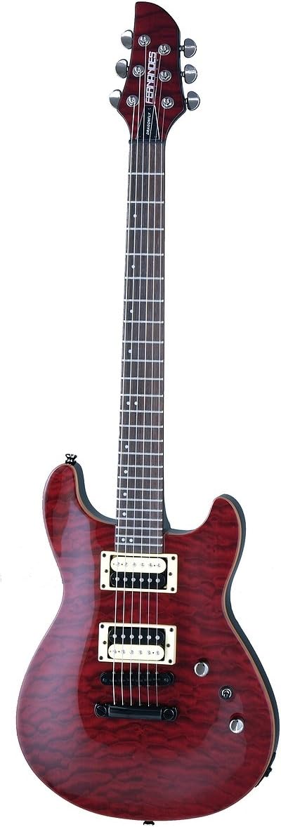 Fernandes Dragonfly Standard Electric Guitar - See Through Black Cherry