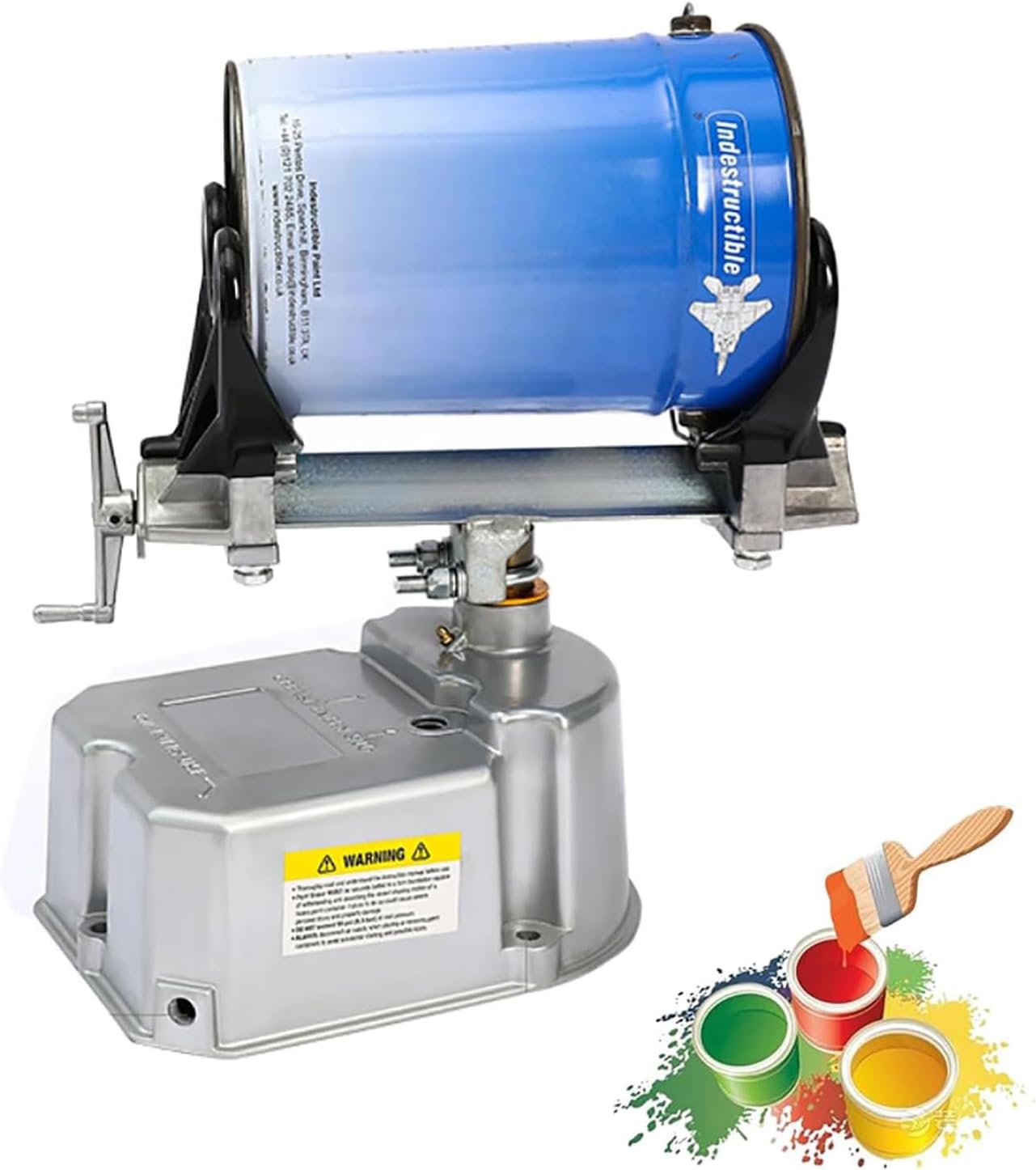Pneumatic Oscillation Machine, Air-Powered Paint Shaker Mixer, 1-5 L Paint Oscillation Machine for 1 Gallon Cans, With Adjustable Clamp and 30° Oscillating Motion for Automotive Paints, Coating Shop