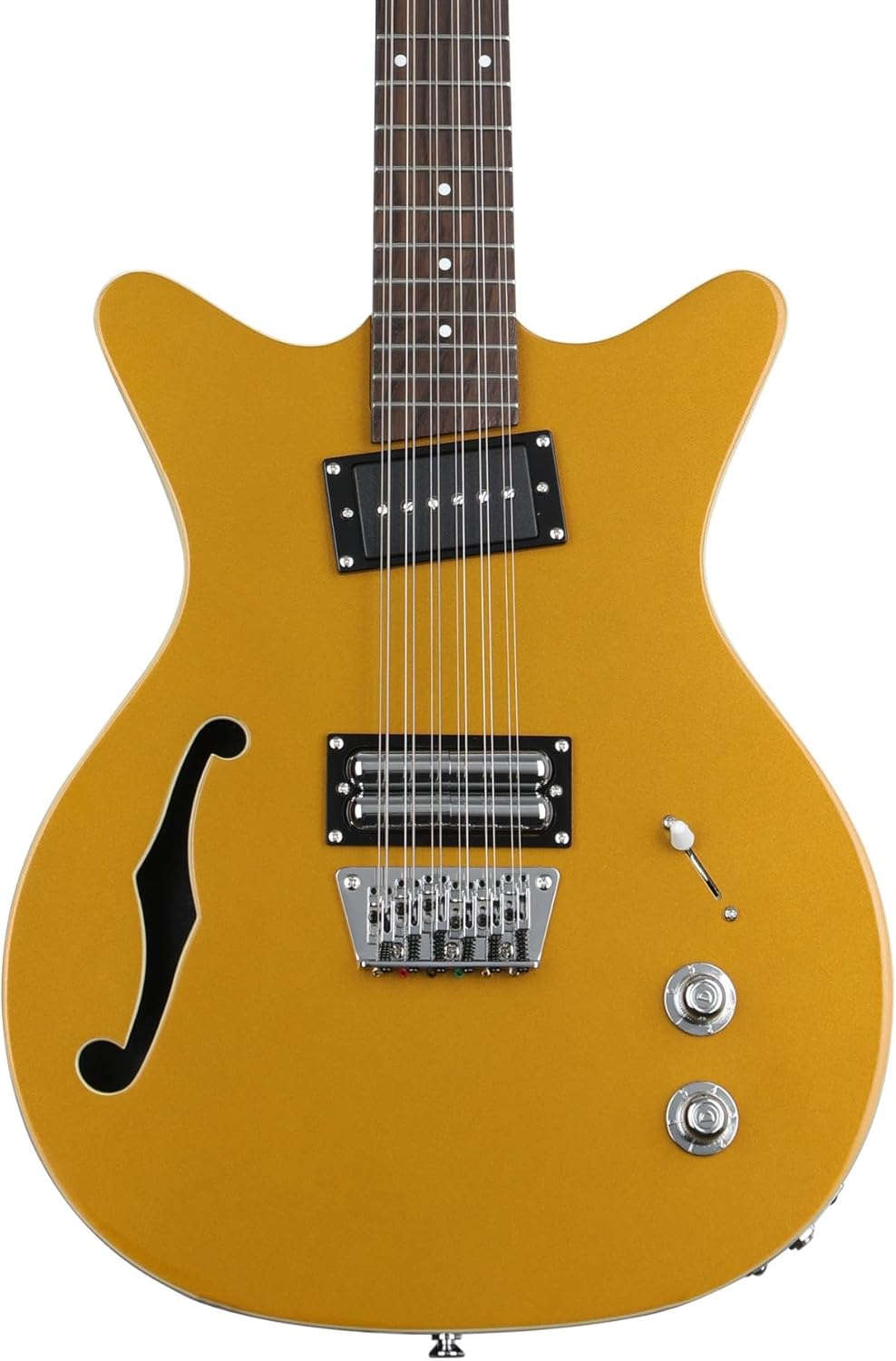 Danelectro Fifty Niner 12-string Semi-hollowbody Electric Guitar - Gold Top