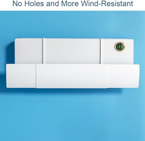 Telescopic Air Conditioner Deflector, Anti-Direct Blowing of Air Conditioners Wind Deflector, AC Air Deflectors of Punch-Free