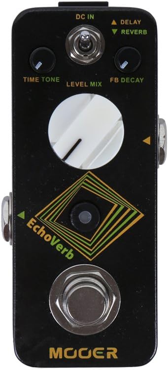 MOOER EchoVerb Digital Delay and Reverb Pedal
