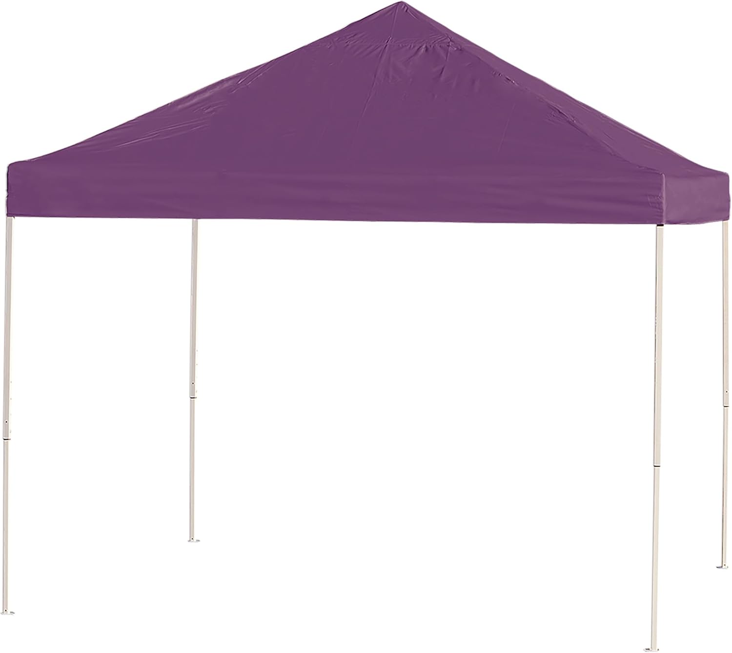 ShelterLogic Easy Set-Up Straight Leg 50+ UPF Protection Pop-Up Canopy with Roller Storage Bag for The Beach, Park, Tailgating, and Other Outdoor Activities