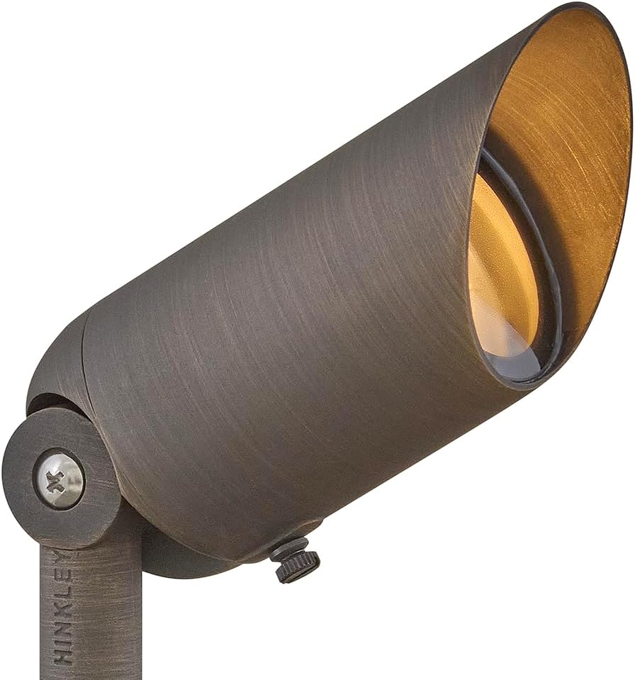 Hinkley Landscape Lighting Hardy Island 1536MZ Spot Light - MR16 LED Bulb Required, 50w - Matte Bronze Clear Lens