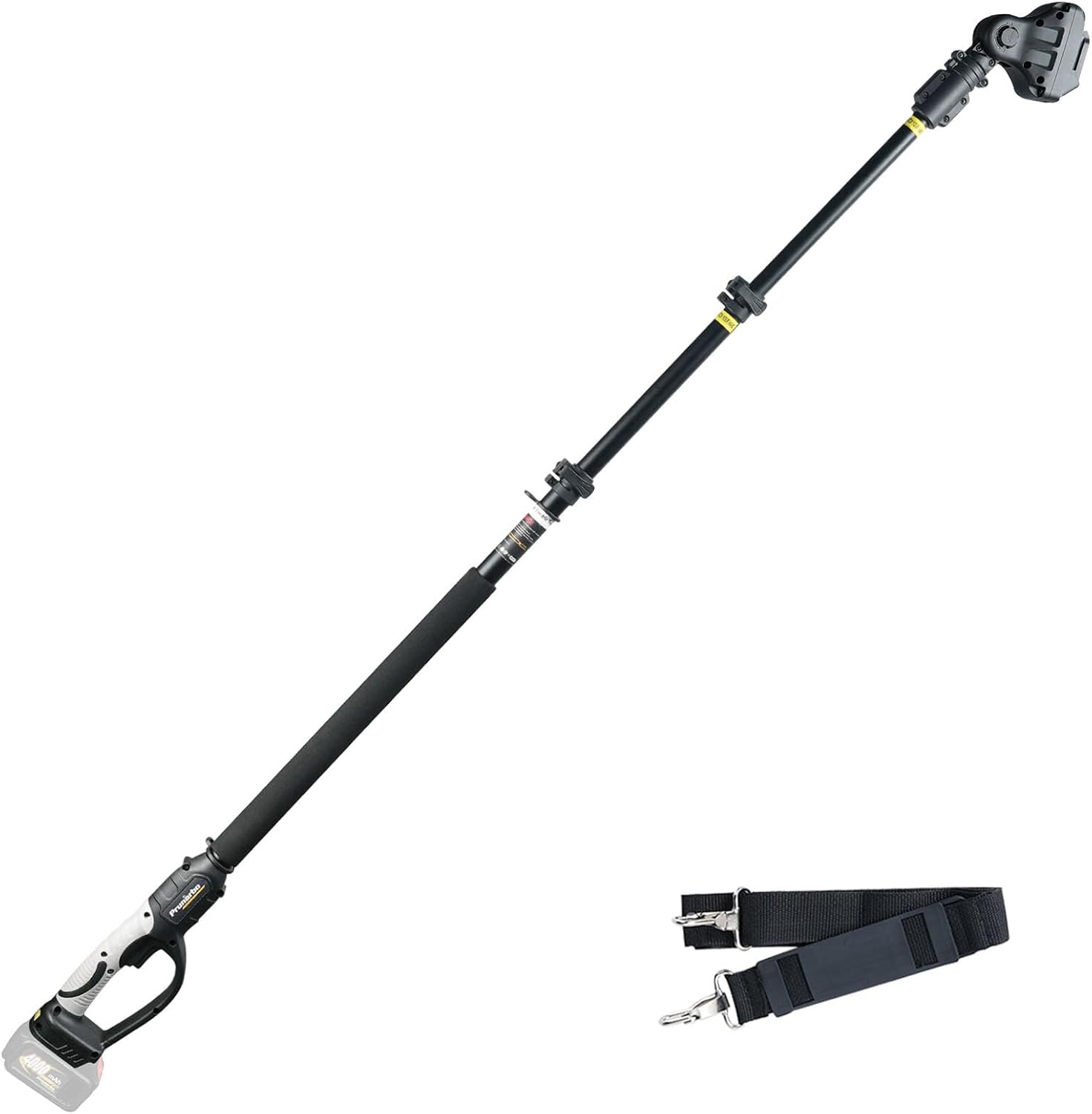 Extendable Pole for Cordless Electric Pruning Shear, Telescopic Pole 4.2-8.2 ft Extension for Gardening Tree Pruner Extended Cutting Reach for Professional Battery Secateurs Heavy Duty