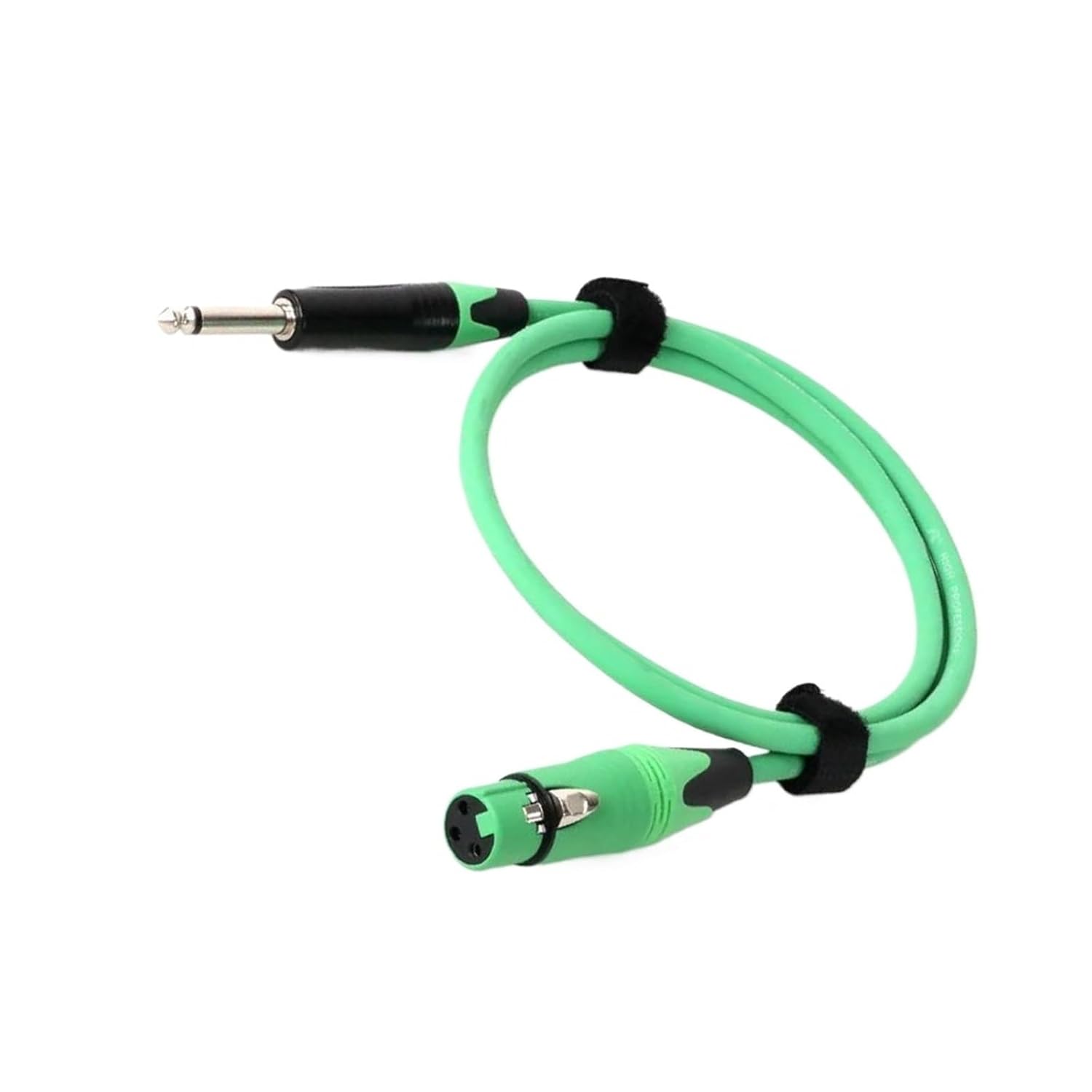 Guitar Audio Cable 1PC Mic Cord Jack 6.35/6.5 Mono Male to Female 1/4'' TS to XLR Microphone Cable for Speaker Guitar Amplifier(Green,15m)