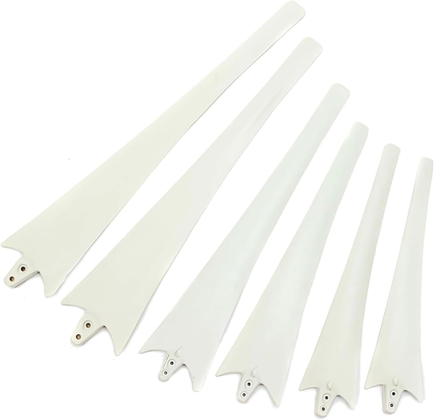5 Pieces Wind Turbine Blades 650mm 750mm 800mm Wind Turbine Generator Accessories, DIY Wind Power Generation Parts Nylon Fiber Blade for Windmill Replacement(800mm)