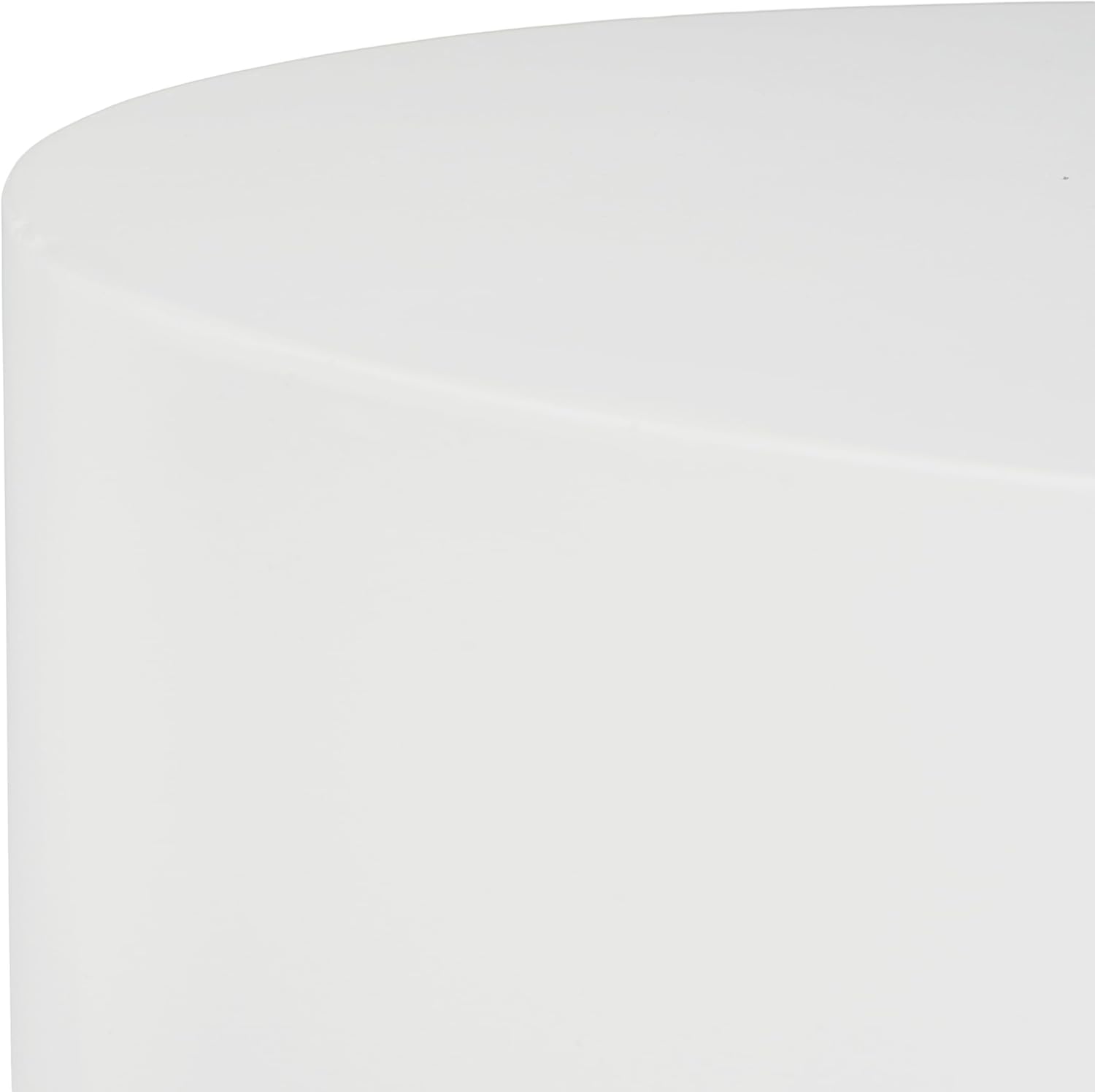 16x20 Inch Propane Tank Cover with Side Table, White Lightweight Concrete Fire Pit Holder for Outdoor Patio, Multi-Functional Gas Cylinder Enclosure for Backyard Garden Deck, Only Table - N217W