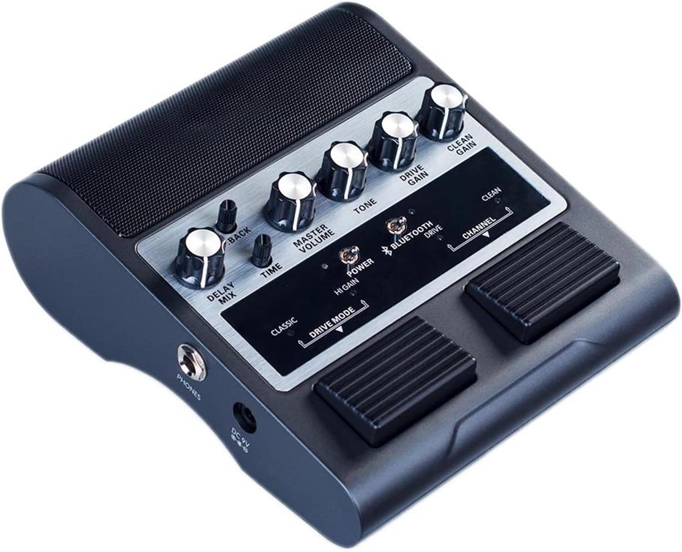 Professional Guitar Effects Pedals Portable Guitar Amp And Effects Pedal With Foot Pedal(Black)