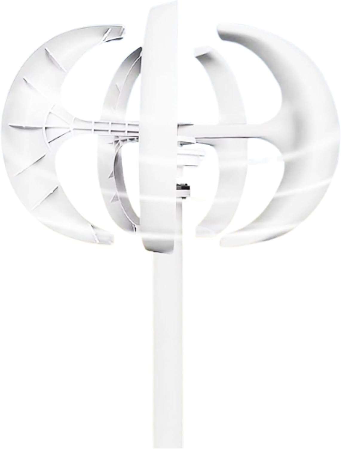 Wind Generator,12V 24V 48V 2000W W/Controller Solar Wind Turbine Wind Turbines 5 Blades Suitable for Wind and Solar Power Generation(White)
