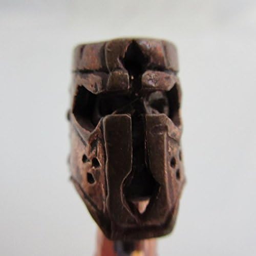 Jig Pro Shop Skullhelm (2pc) Paracord/Lanyard Bead in Copper by Sosa Beadworx