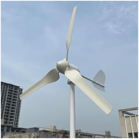 10KW Wind Turbine Generator 10000W - 12V/24V/48V Small Windmill with MPPT Hybrid Controller for Home & Industrial Power Solutions - Efficient Renewable Energy (48V Model)
