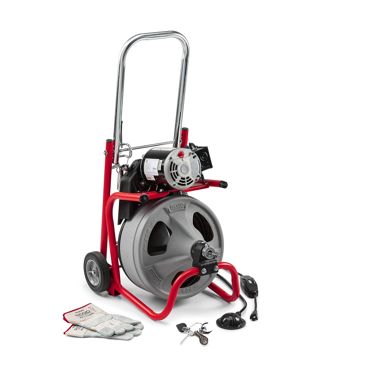 RIDGID 26998 K-400 120-Volt Drain Cleaning Drum Machine Kit with C-45IW 1/2