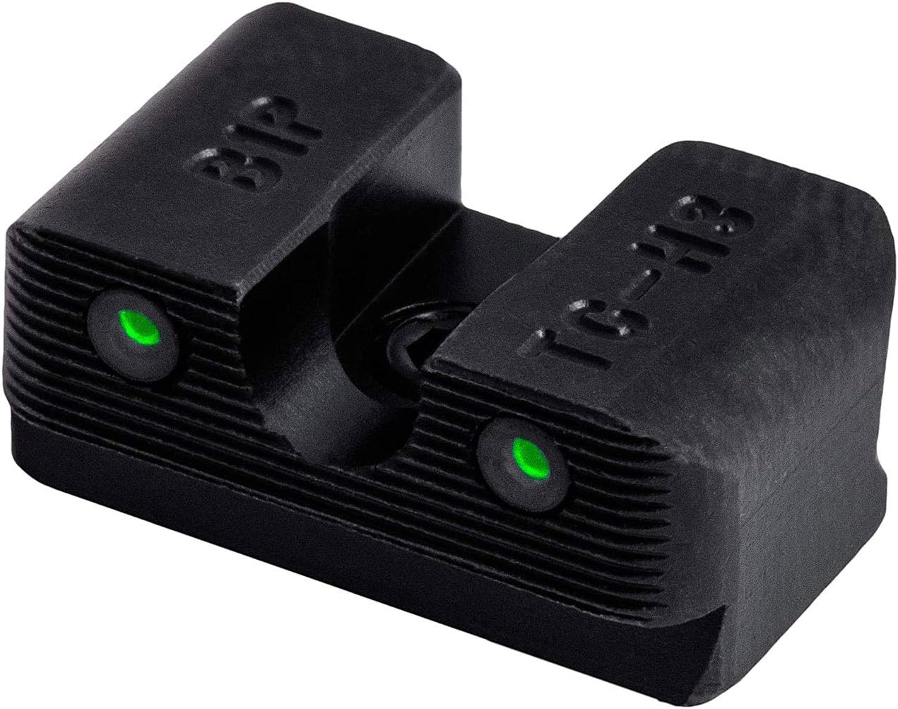 TruGlo Tritium Pro Glow in The Dark Gun Handgun Glock Pistol Laser Sight Accessories with Rear Colors for Beretta PX4 Storm and Green Light, Black