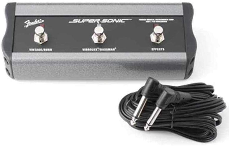 Fender 3-Button Footswitch: Vintage and Burn/Vibrolux and Bassman/Effects