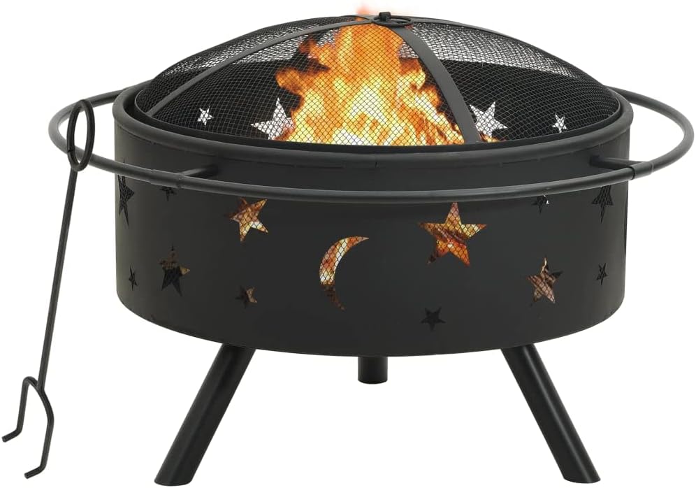 Fire Pit with Poker 29.9