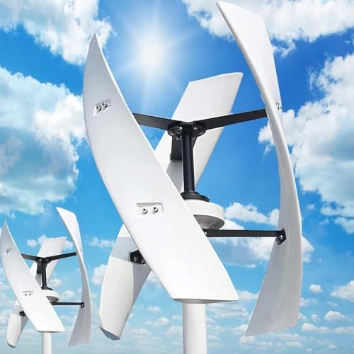 20000W Portable Vertical Wind Turbine Generator Kit - 3-Blade Helix Design with Charge Controller for Marine, RV, Home & Industrial Power Solutions (12V) - Eco-Friendly Renewable Energy