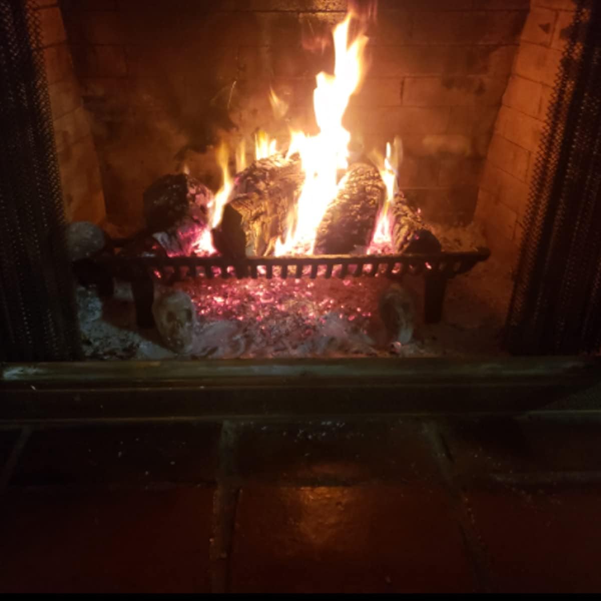 Fireplace Grate 27 inch Heavy Duty, Cast Iron Fire Grate - 27