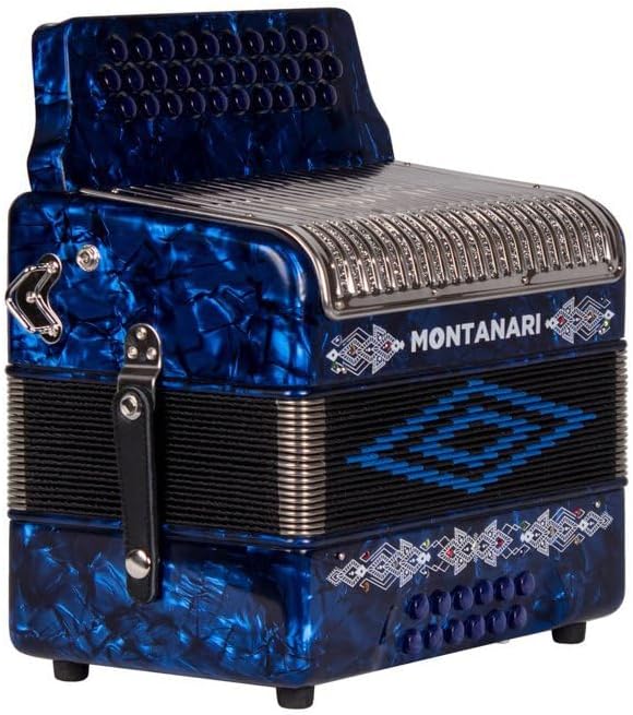 Montanari 3112 G Acordeon SOL Azul Accordion GCF