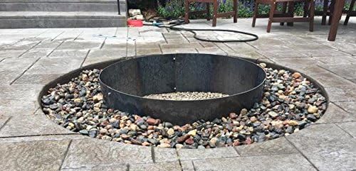 Steel Round Fire Pit Metal Campfire Ring Liner 12