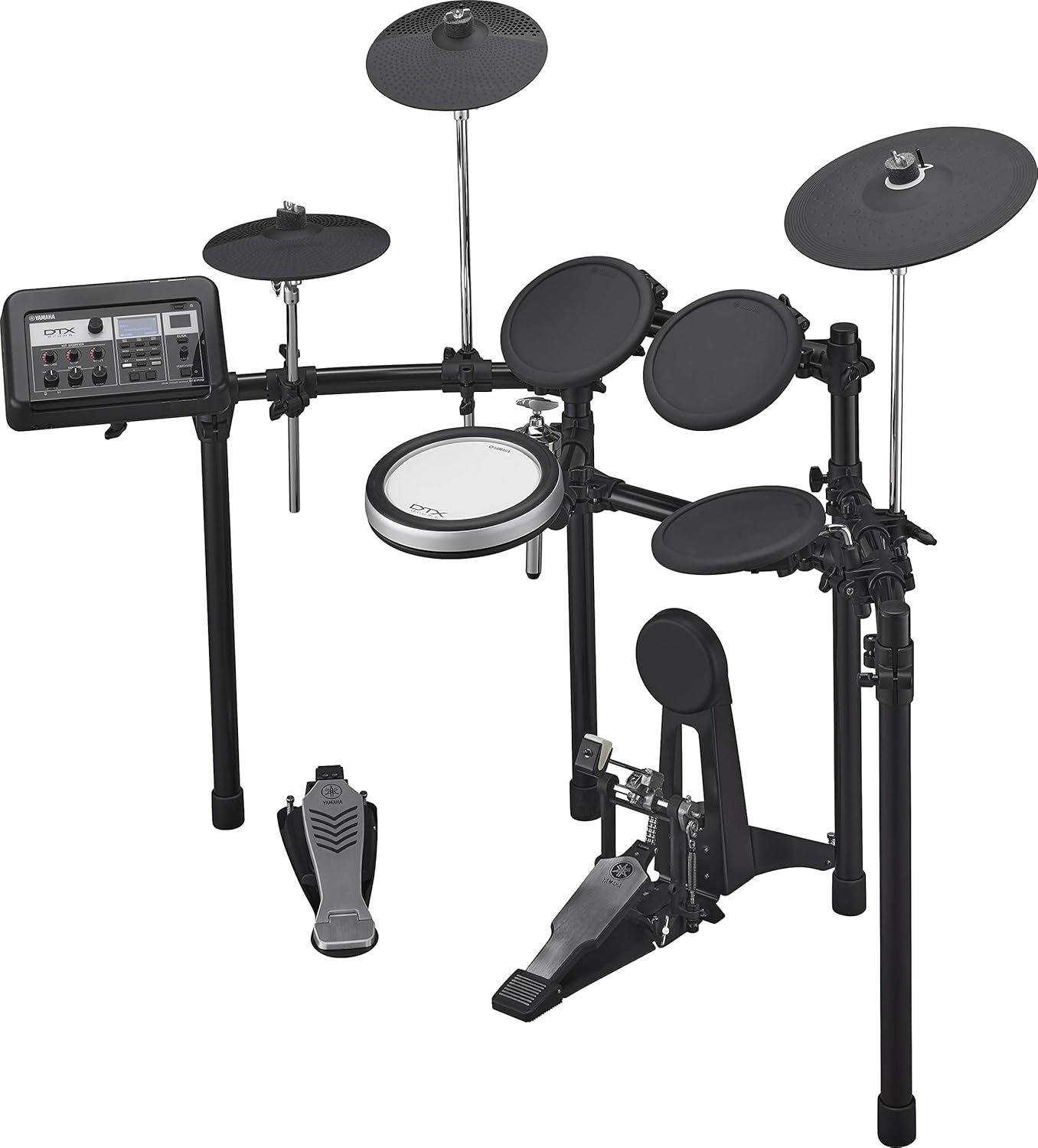 Yamaha DTX6K-X Electronic Drum Set with DTX-PRO Module, 70 Premium Customizable Kits, Kit Modifier Controls, USB Audio/MIDI, Silent Silicone Heads, DTX Touch Sound Editor Smart App