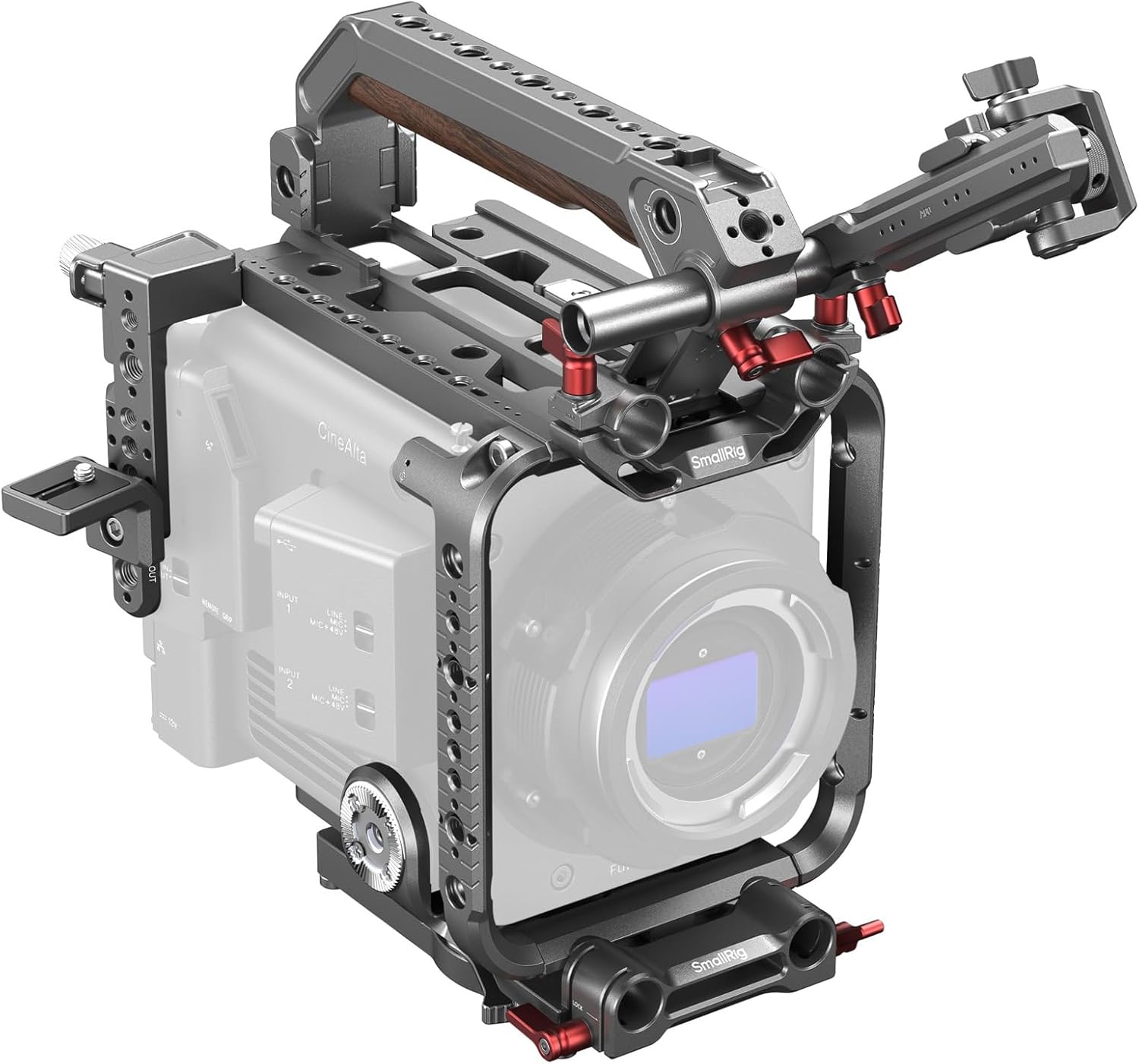 SmallRig Cage Kit for Sony BURANO, Includes Monitor Mount/Top Handle and Other Accessories, for Tripods/Handheld/Shoulder Shooting - 4571