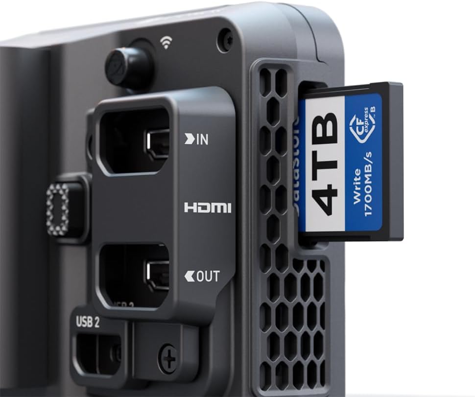 Atomos Ninja TX GO 5-inch Camera Monitor-Recorder, HDMI CFexpress Wi-Fi HDR Touchscreen ProRes RAW Bundle with Atomos Creator Accessory Kit for 5