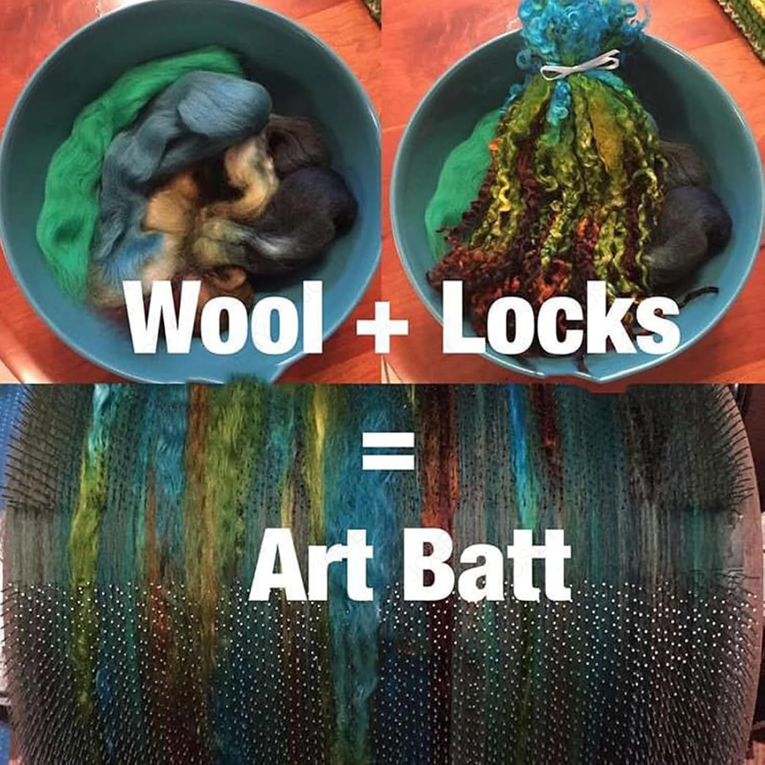 Manual Wool Drum Carder, Wool Fiber Carding Machine, Wool Blending Board Carding Brush Set, Adjustable Roller Gap