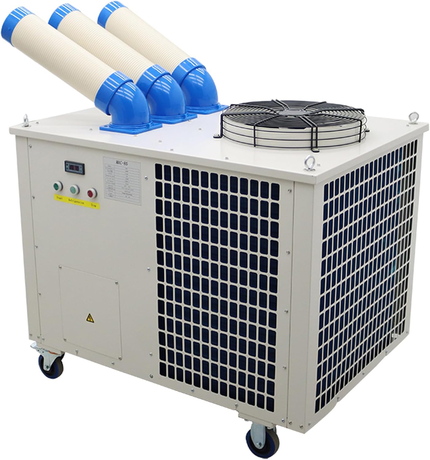 Industrial Air Conditioner Outdoor Indoor Spot Mobile Air Cooler 1550m³/h with Three Tubes 220V