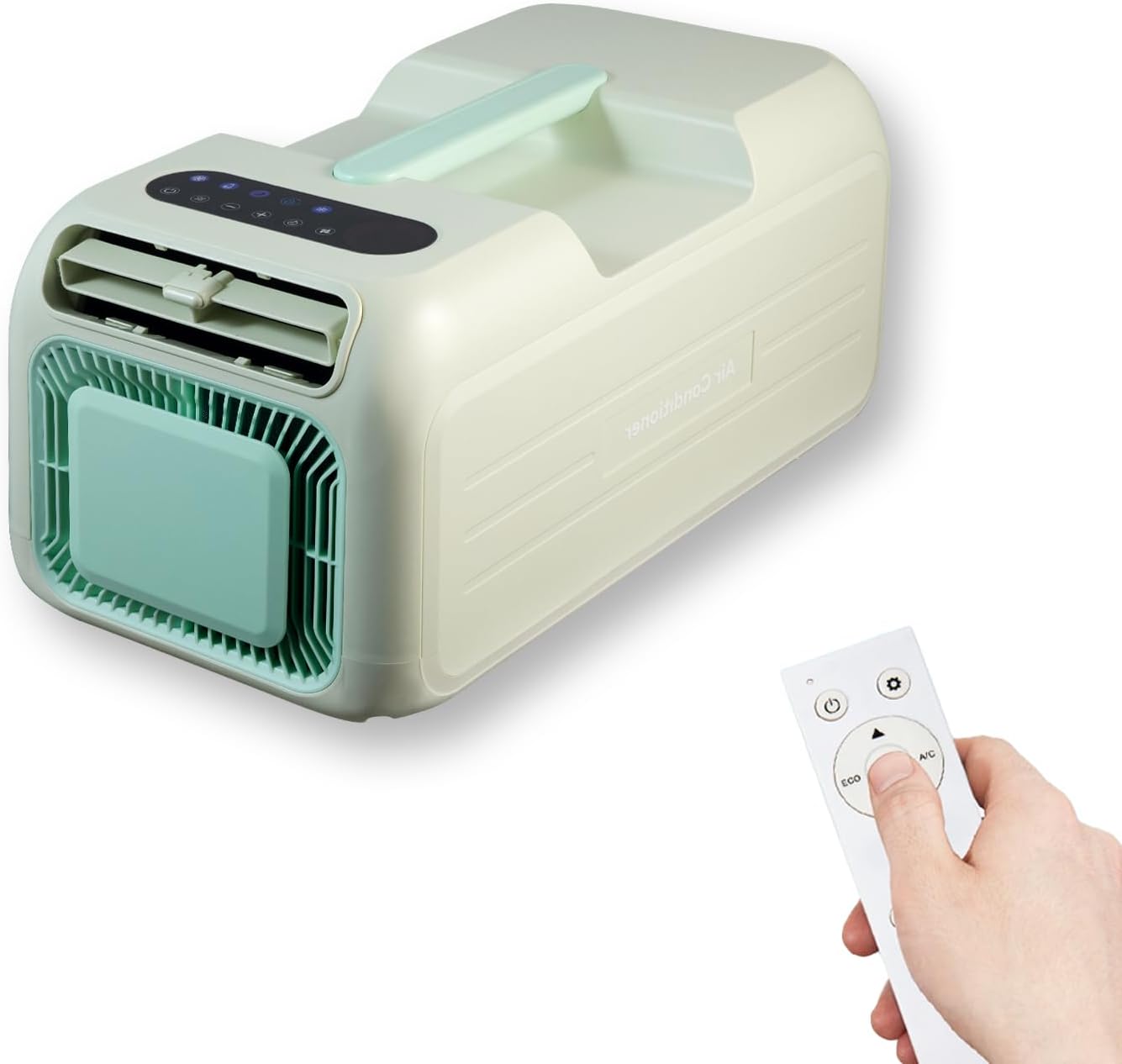 Heating And Cooling 110V 4500 BTU Portable Camping Air Conditioner For Tent Outdoor and Indoor Use,Suitable For RV,Truck,Van and Car Airconditioning (green) (Green-Heating & Cooling)