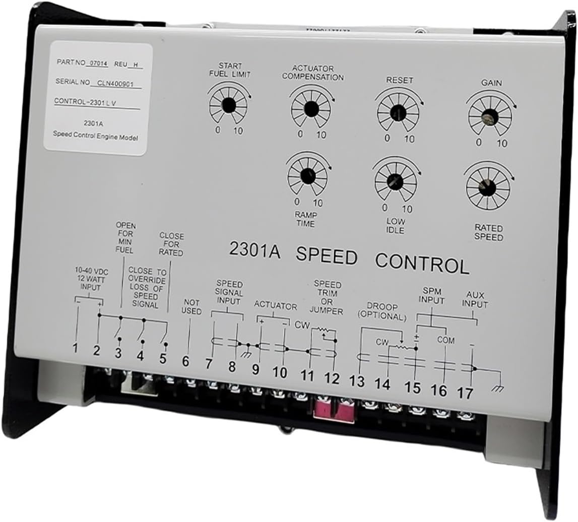 2301A 9907-014 Speed Governor Control Panel Speed Controller Generator Parts