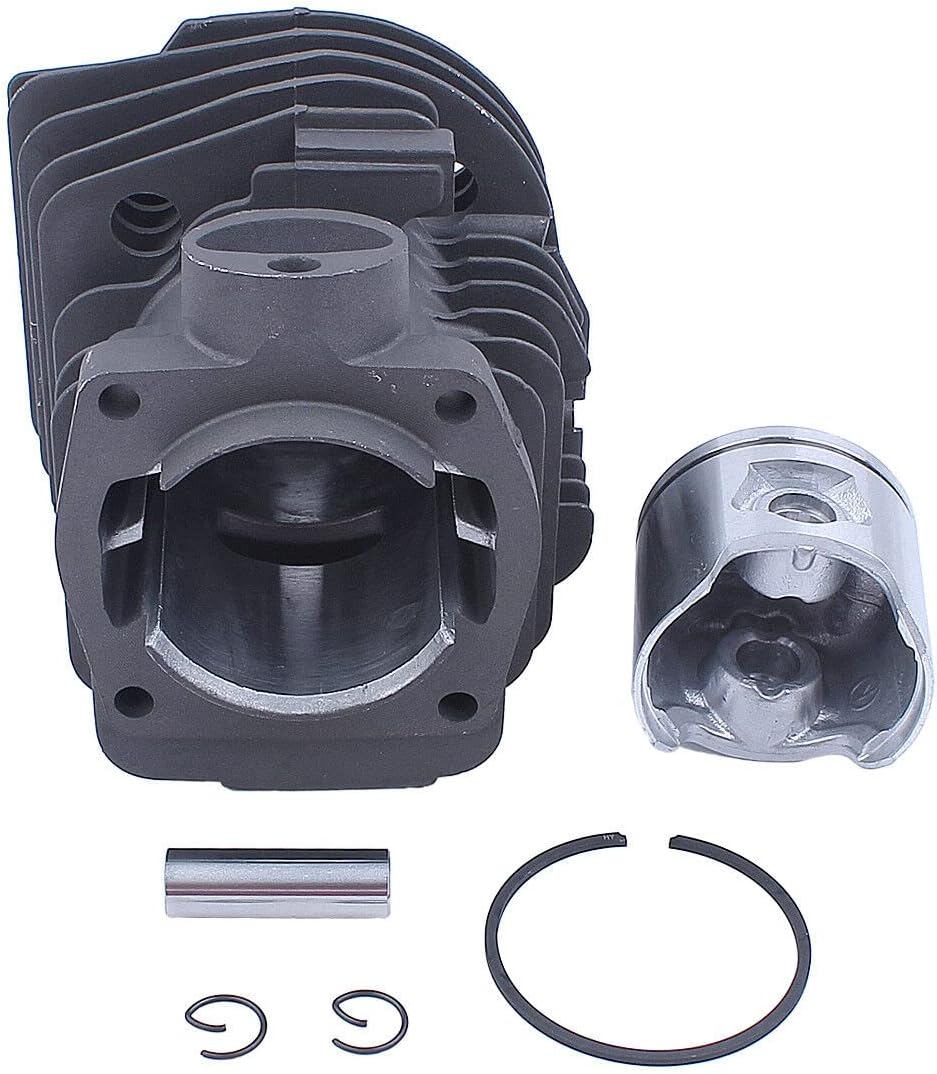 Replace Parts for Machine 44mm Cylinder Piston Kit for Husquarna 350 351 353 Chainsaw Fuel Filter Line Pin