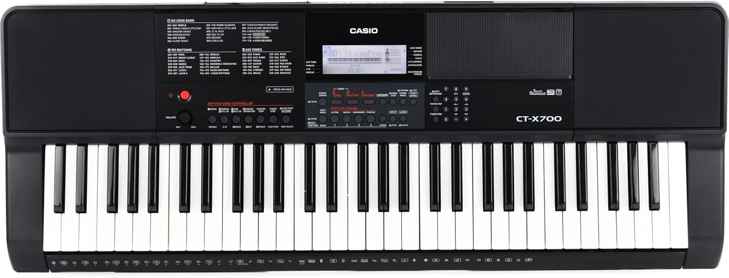 Casio CT-X700 61-key Portable Arranger Keyboard with Stand
