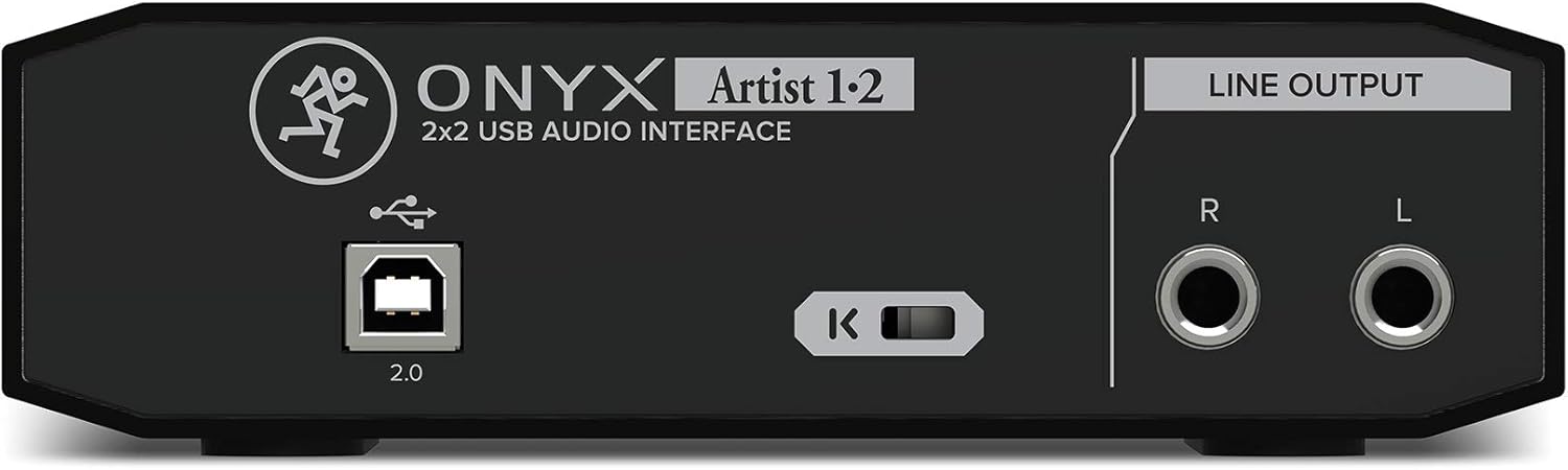 Mackie Onyx Artist 1.2 2x2 USB Audio Recording Studio Interface Bundle with Rockville PRO-M50 Studio Headphones, RCM03 Pro Recording Condenser Mic and ROCKSHIELD 3 Mic Isolation Shield